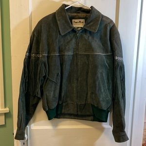 Vintage Pioneer Wear Leather Jacket